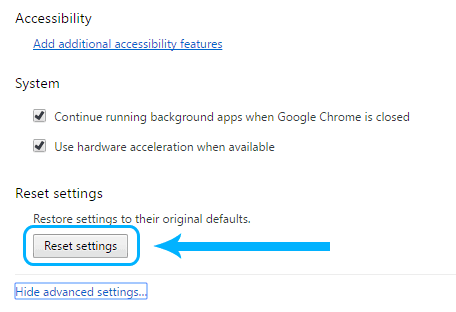 rc step04 reset settings